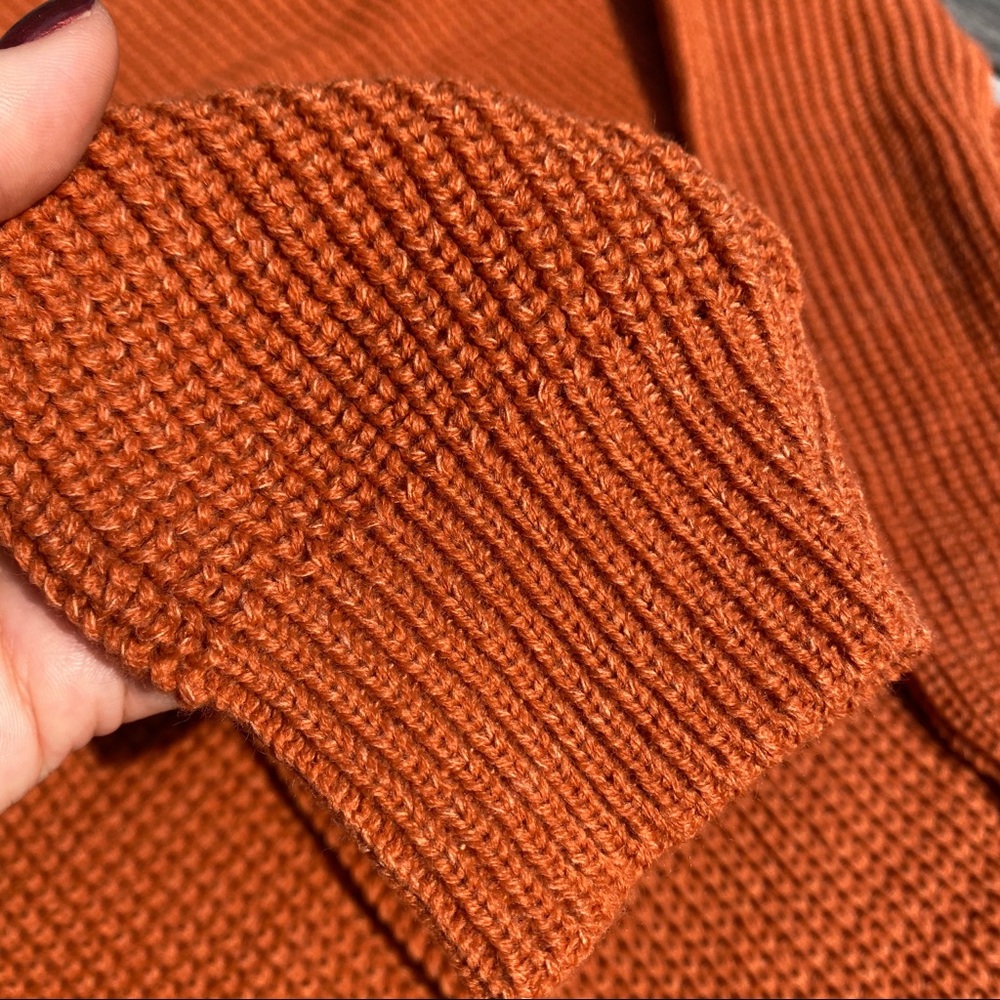 🍁 RUST KNIT SWEATER DRESS! - Picture 10 of 16